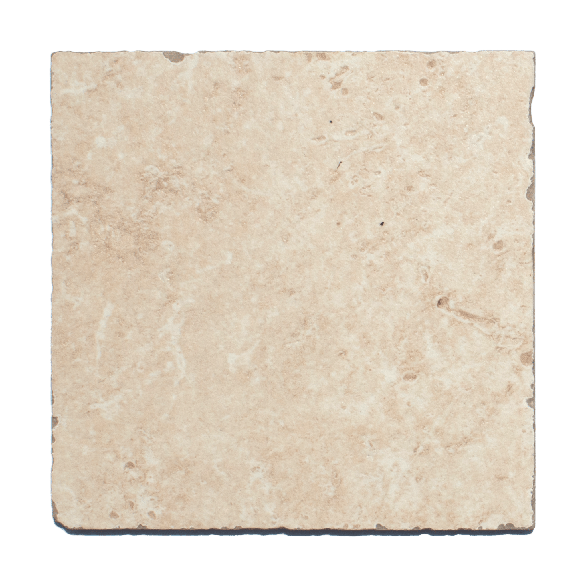 Travertine Tumbled Ivory 8x8 Porcelain Tile - Cemento Collection