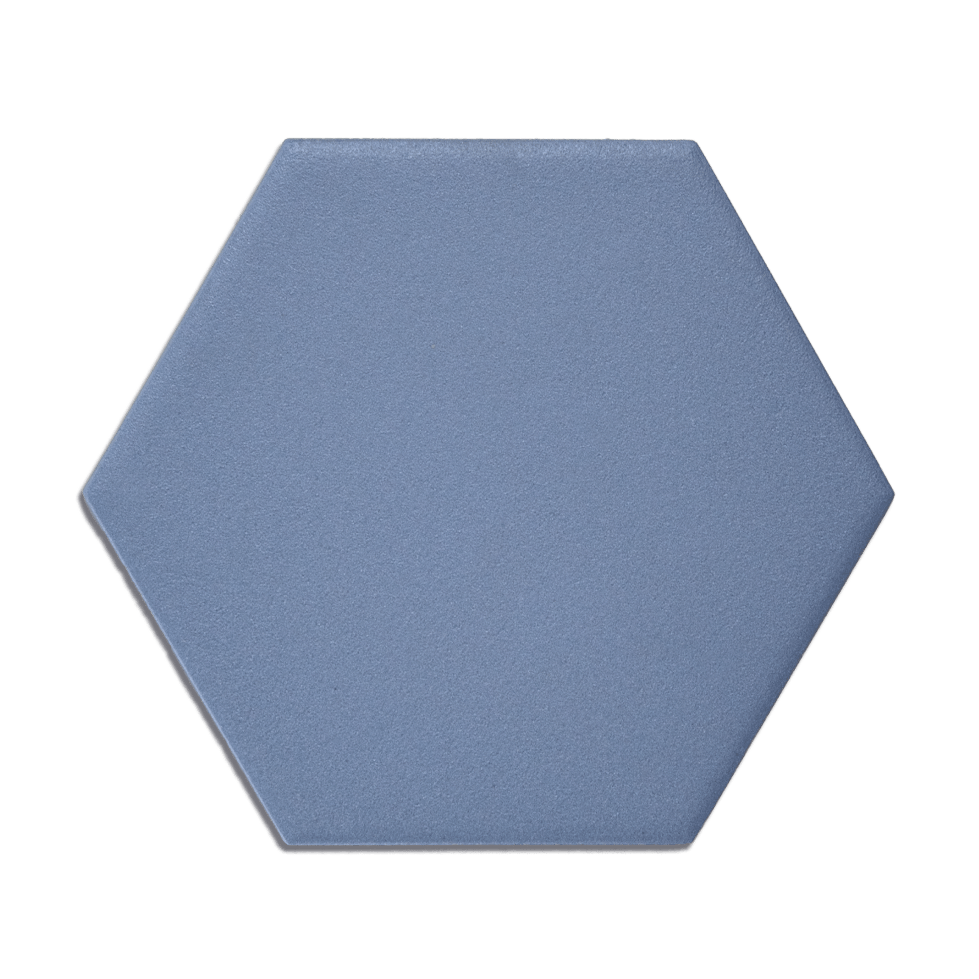 Trucco Hexagon Cornflower Blue 4.25x5 Full Body Porcelain Tile - Cemento Collection