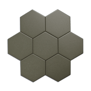 Trucco Hexagon Crocodile Green 4.25x5 Full Body Porcelain Tile - Cemento Collection