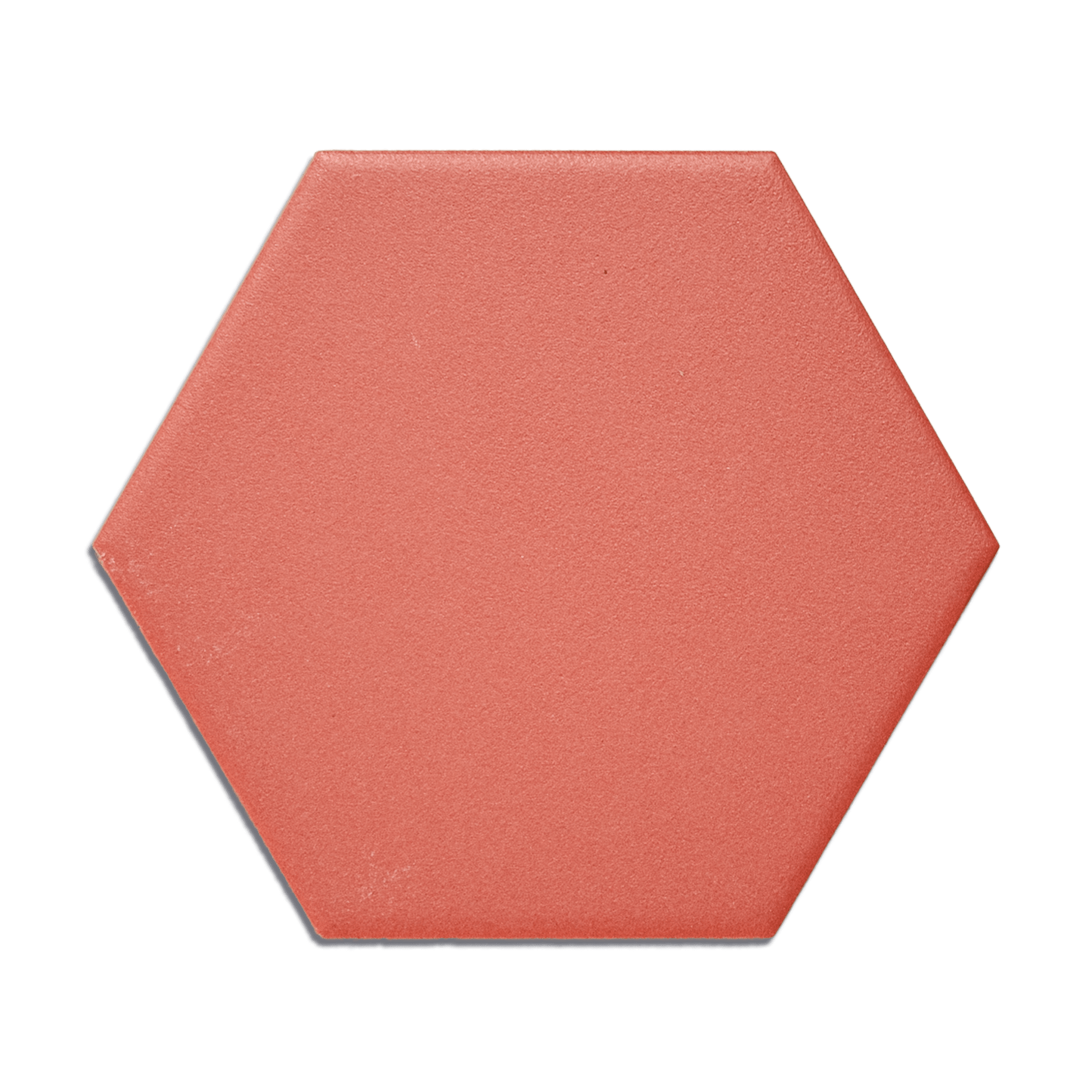 Trucco Hexagon Valentine Red 4.25x5 Full Body Porcelain Tile - Cemento Collection