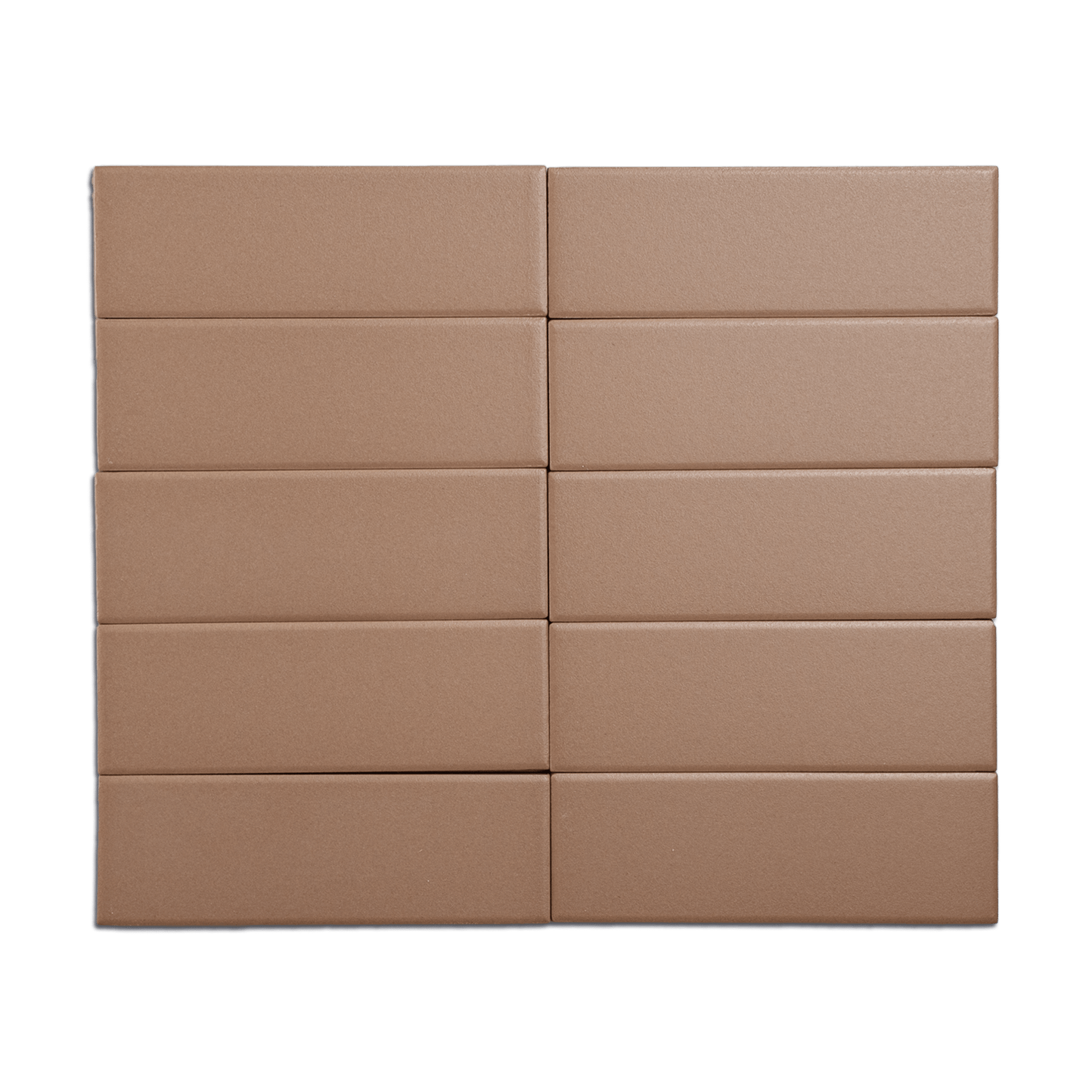 Trucco Rectangle Ash Brown 2x5.5 Full Body Porcelain Tile - Cemento Collection