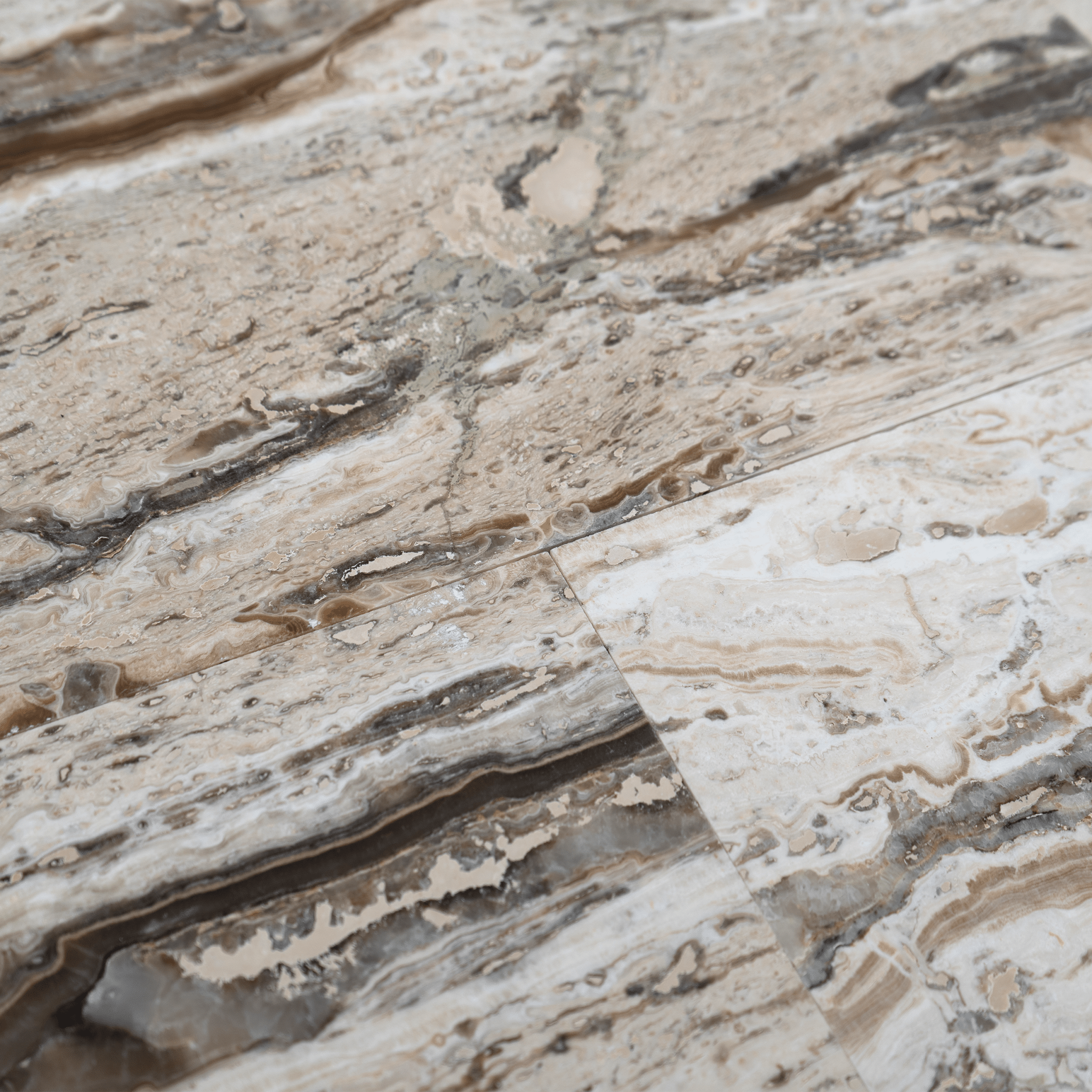 Valencia Travertine 12x24 Vein Cut Filled and Honed Field Tile - Cemento Collection