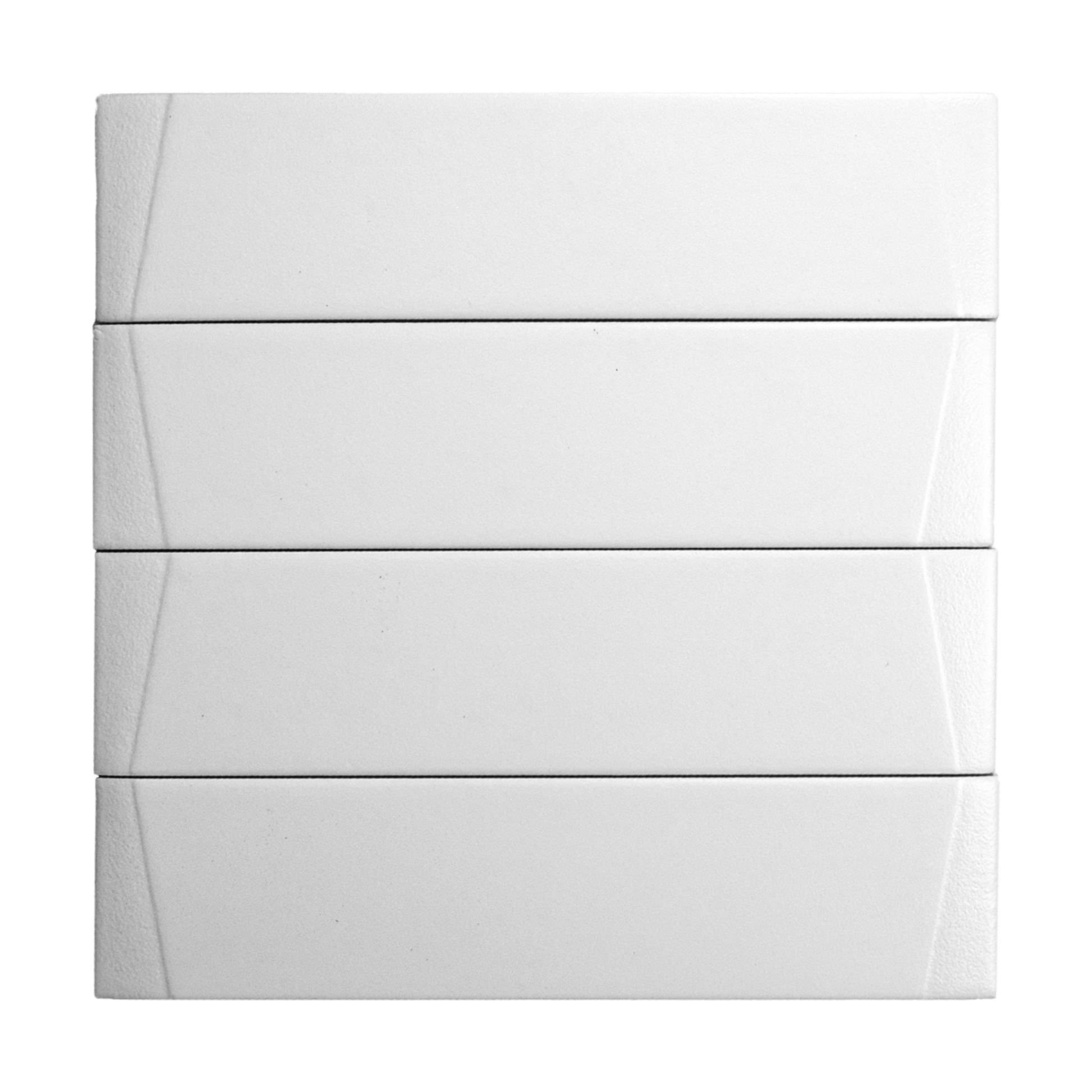Venture Eggshell 3x12 White Matte Subway Tile - Cemento Collection