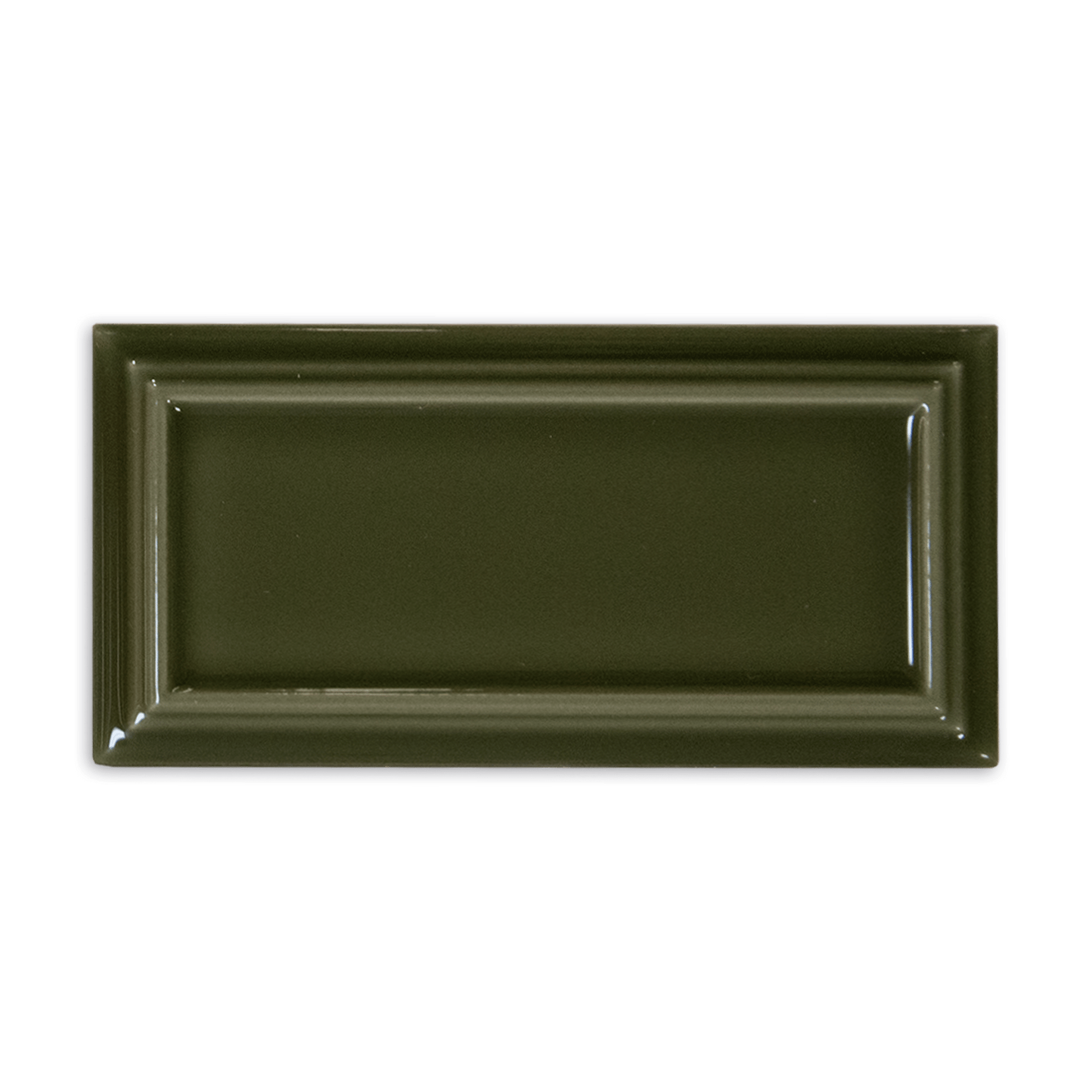 Victorian Olive Green Ceramic Tile - Cemento Collection