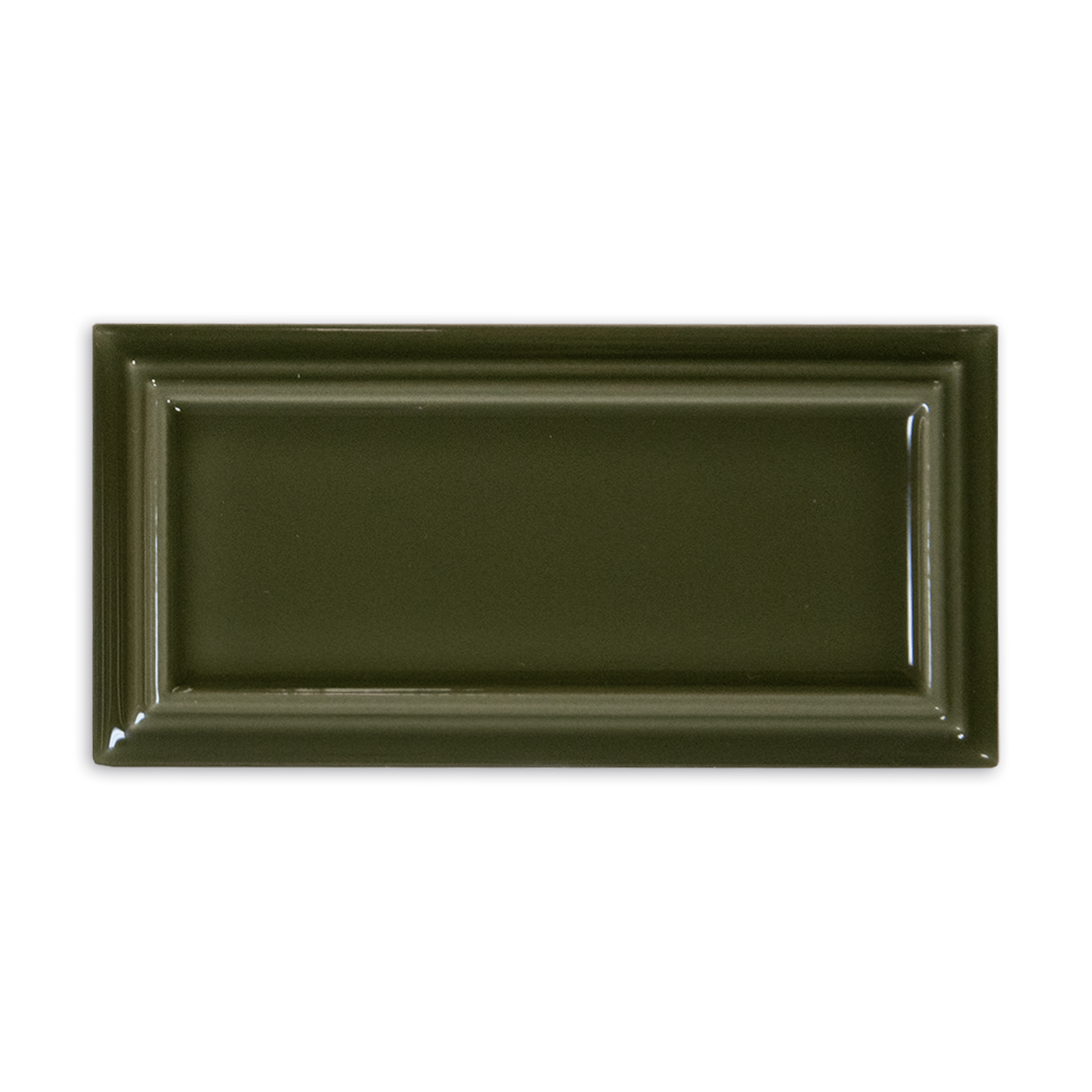 Victorian Olive Green Ceramic Tile - Cemento Collection