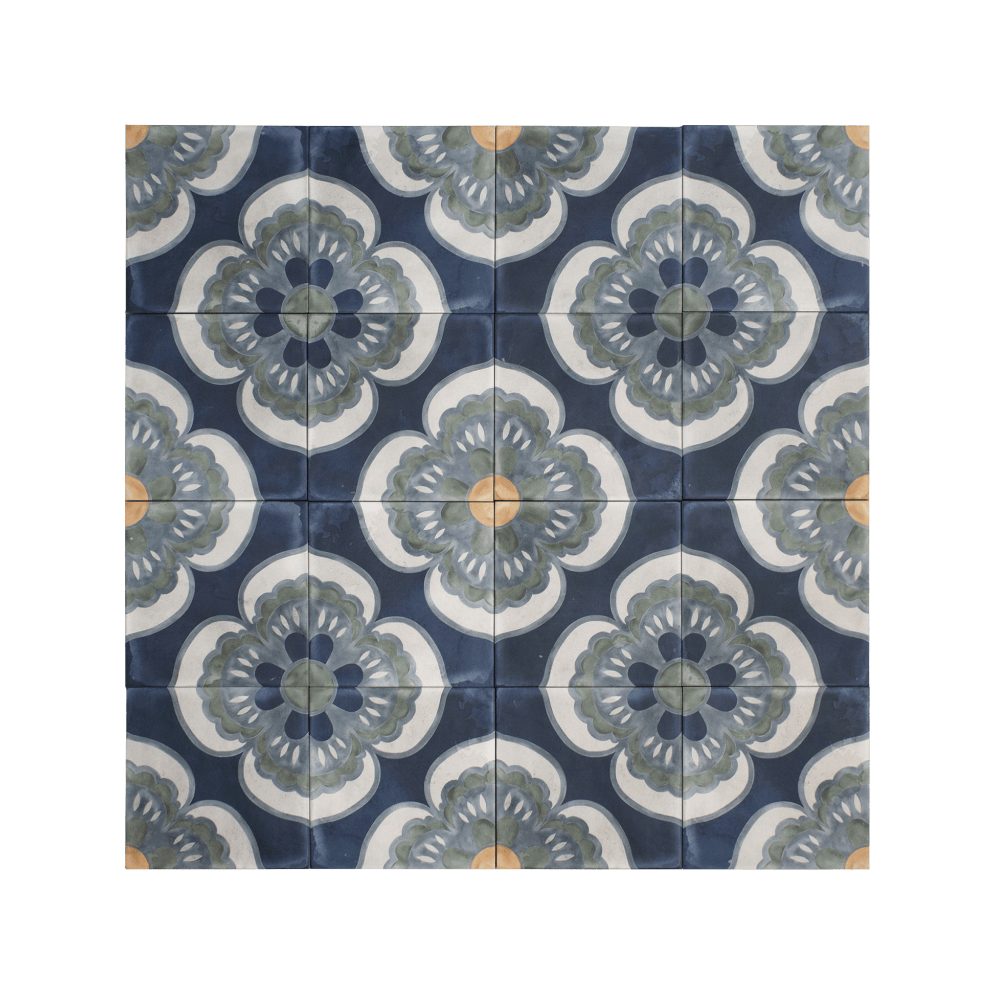Vintage Victorian Porcelain Tile - Cemento Collection