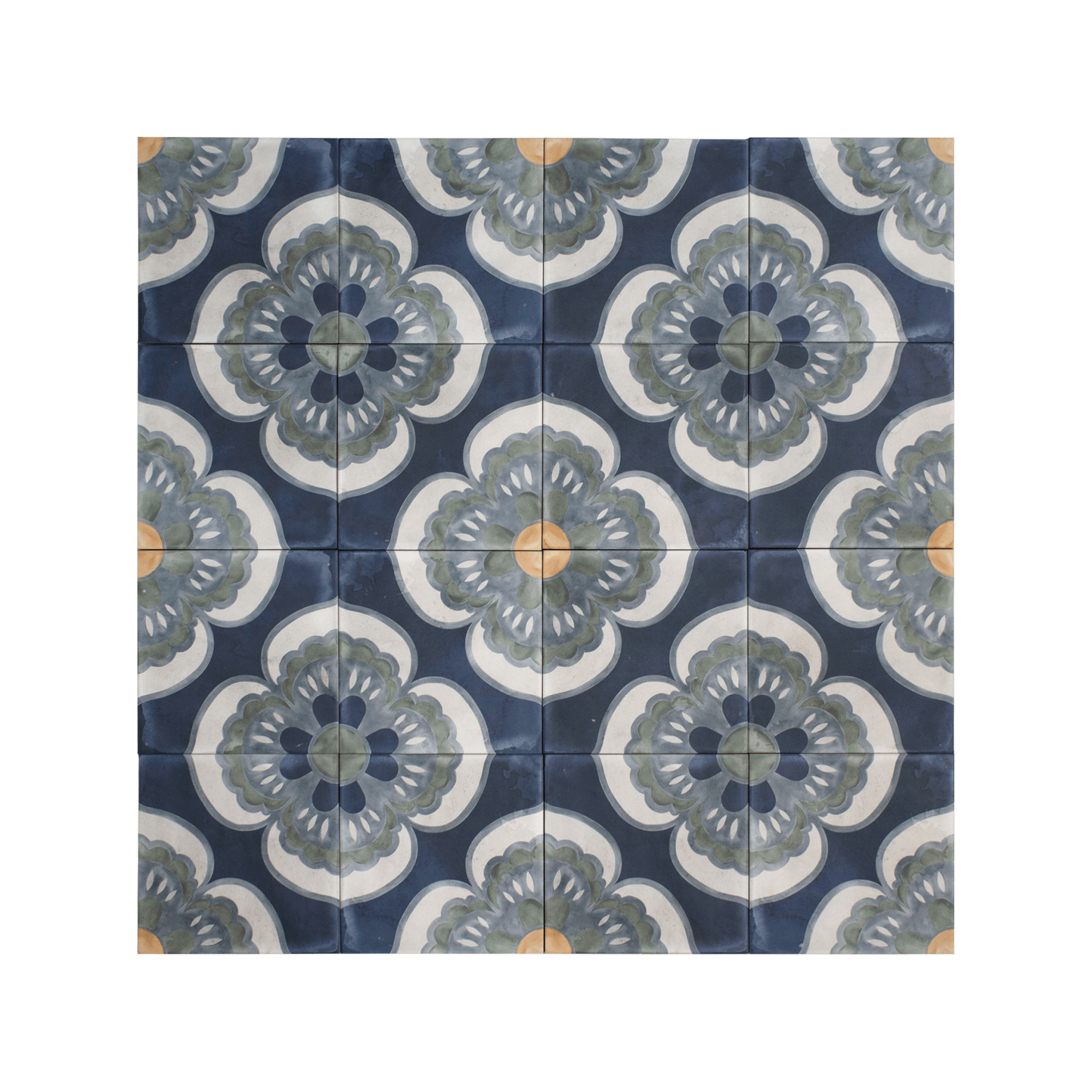 Vintage Victorian Porcelain Tile - Cemento Collection