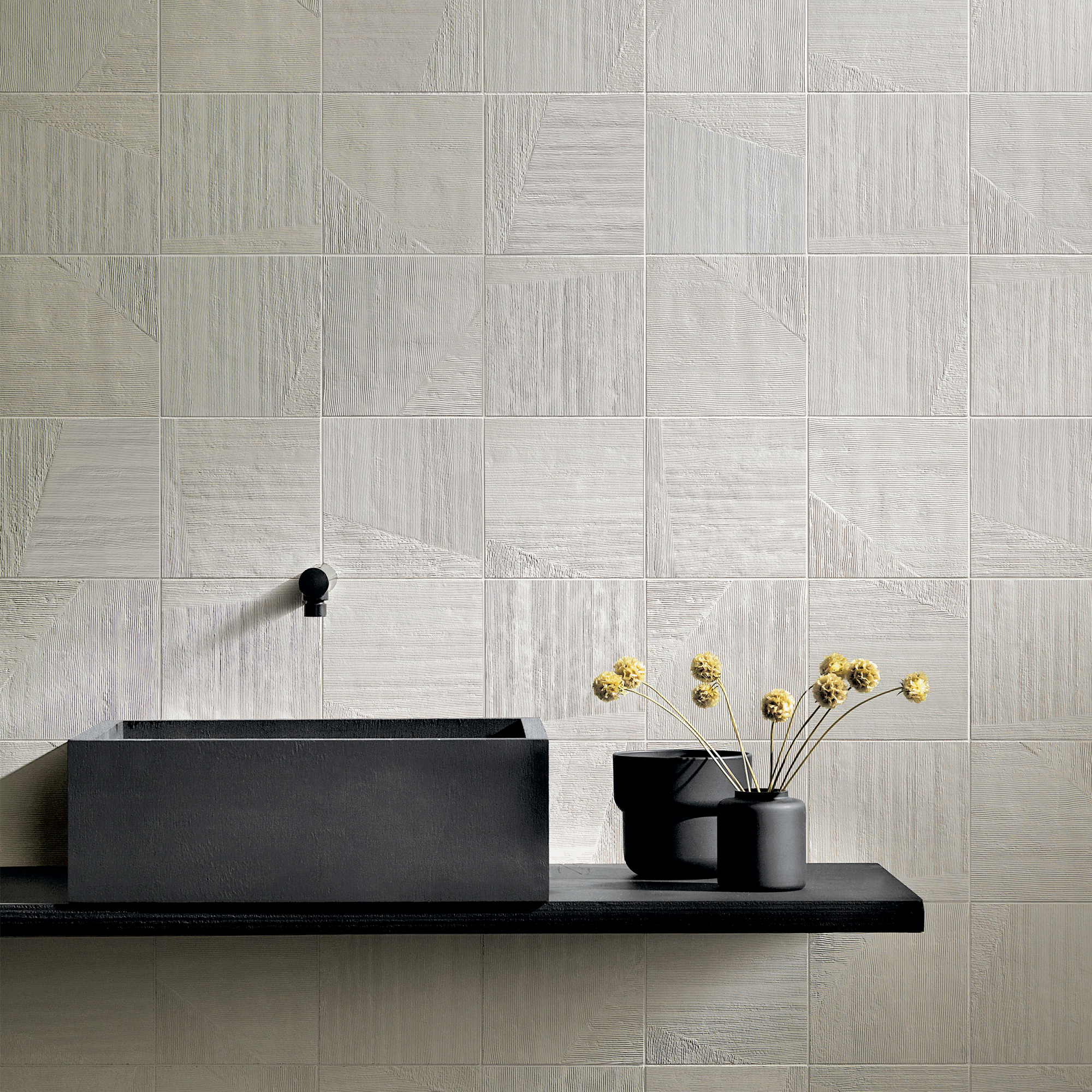 Ostracom Tapestry Beige 6.5x6.5 Porcelain Tile