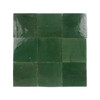 Handmade Moroccan Zellige 4x4 Emerald Green Terracotta Tile