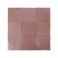 Handmade Moroccan Zellige 4x4 Pink Terracotta Tile