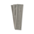 Handmade 2x8 Grey Matte Undulated Subway Tile