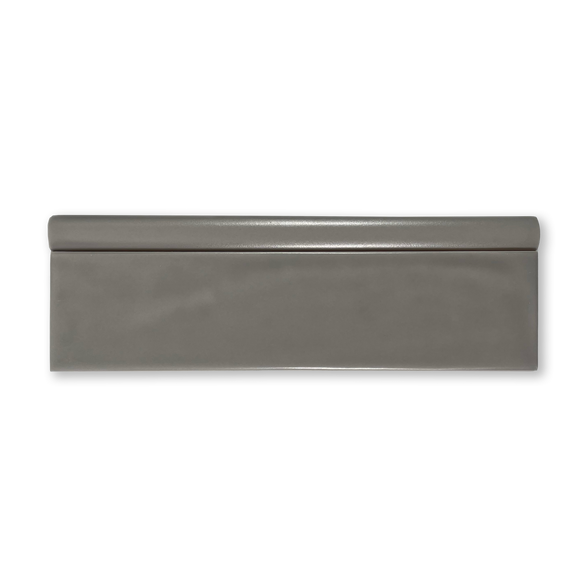 Handmade 1/2x8 Grey Matte Pencil Trim