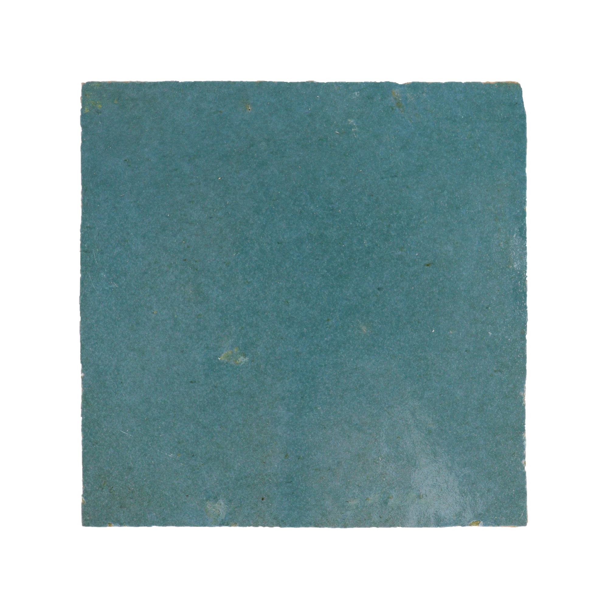 Handmade Moroccan Zellige 4x4 Aquamarine Green Terracotta Tile