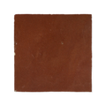 Handmade Moroccan Zellige 4x4 Chestnut Red Terracotta Tile