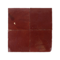Handmade Moroccan Zellige 4x4 Cabernet Red Terracotta Tile