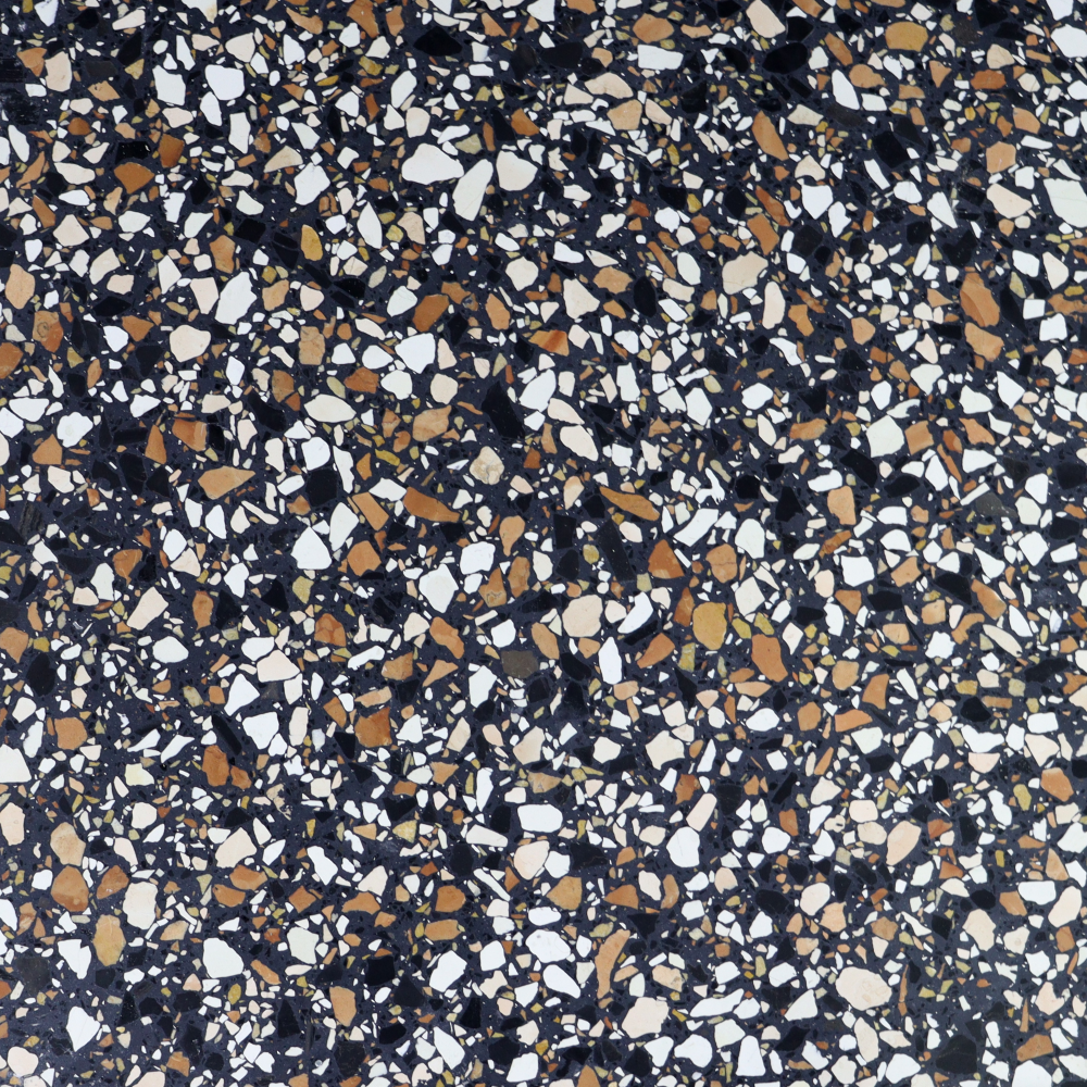 Ponza Black 16x16 Terrazzo Tile