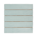 Handmade 2x10 Mint Green Matte Undulated Subway Tile - Cemento Collection