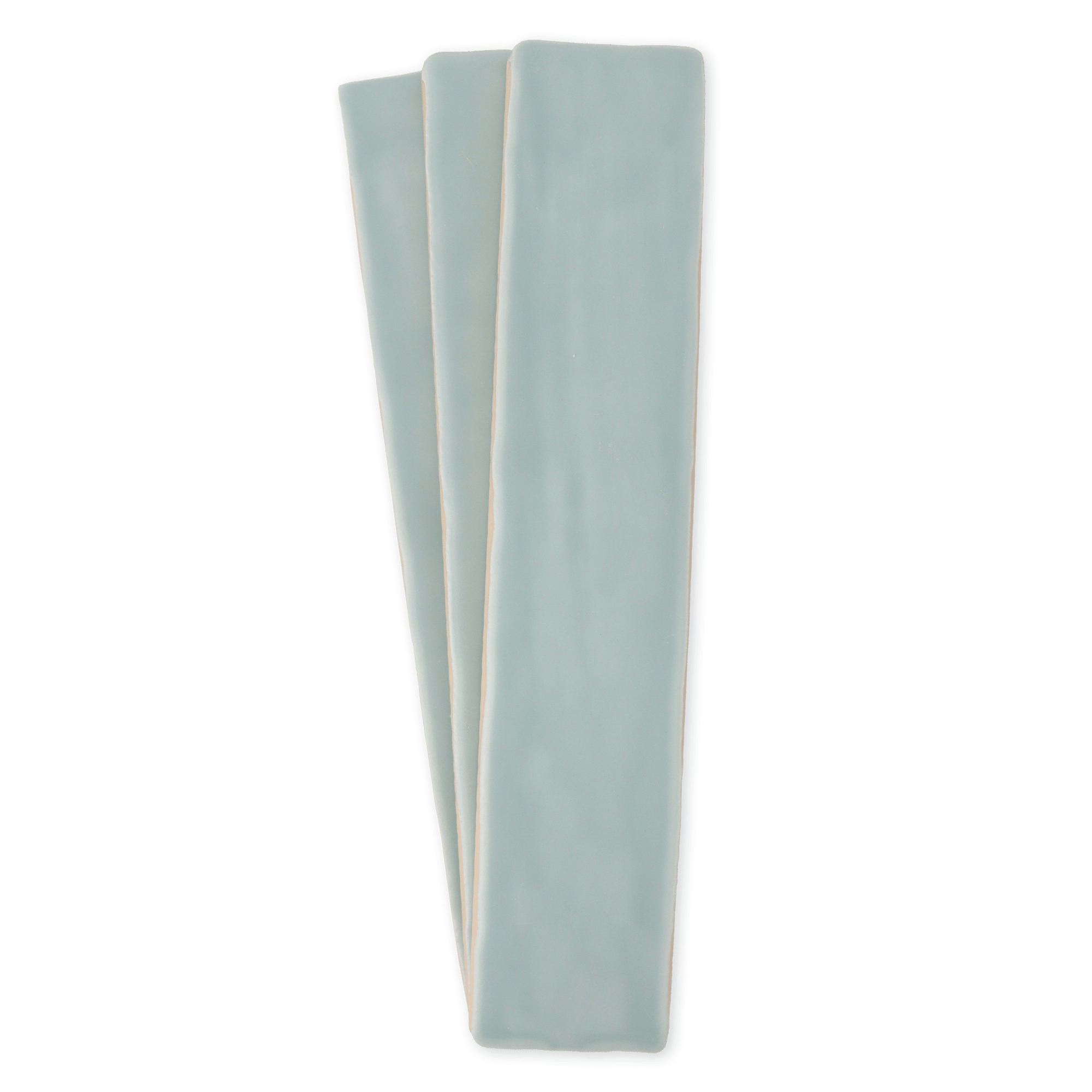 Handmade 2x10 Mint Green Matte Undulated Subway Tile - Cemento Collection
