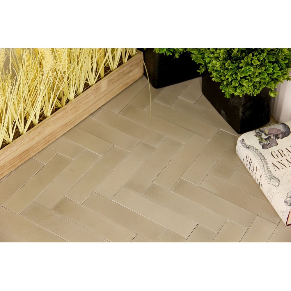 Taupe 2x8 Cement Tile - Lot of 42,24 sq ft - Cemento Collection