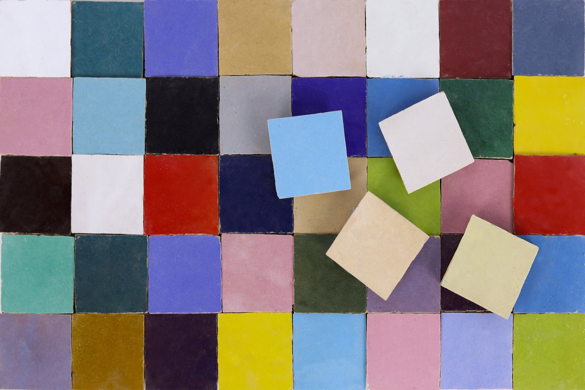 Custom Order Zellige Tiles - Cemento Collection