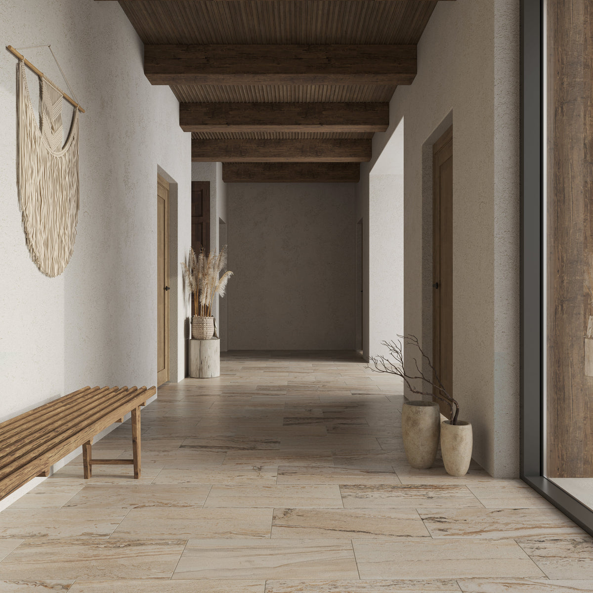 Travertine Tile - Cemento Collection
