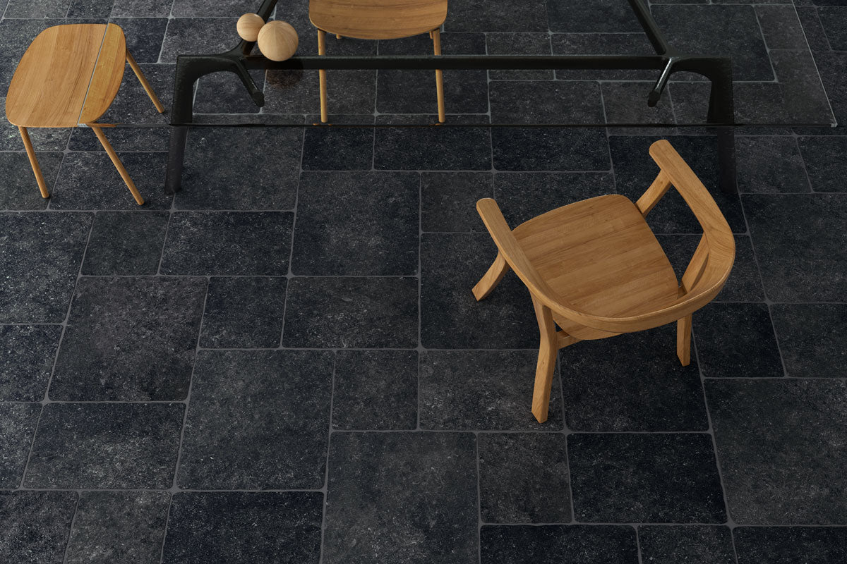 Belgian Bluestone Tumbled Grip Porcelain Tile 12x12