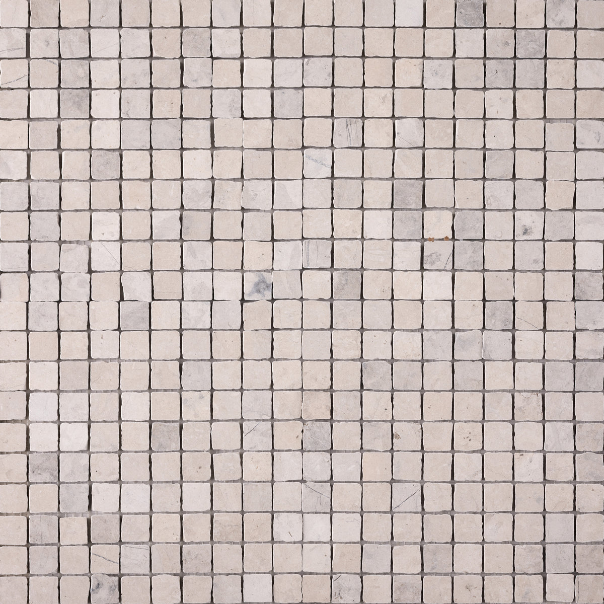 Thala Grey 1x1 Patina Marble Mosaic Tile