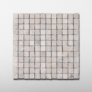 Thala Grey 1x1 Patina Marble Mosaic Tile