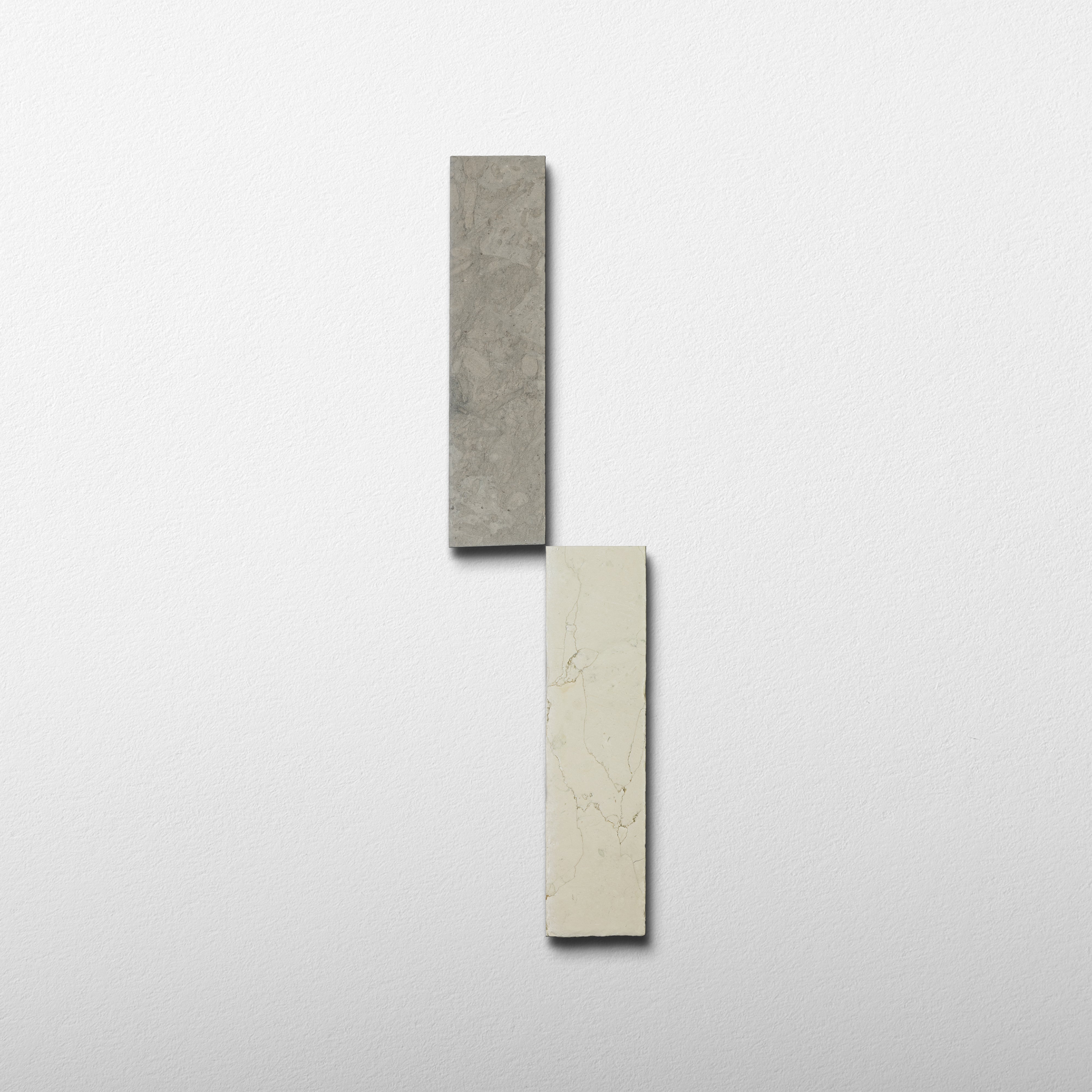Tala Grey X Bianco Perlino 3x12 Patina Checker Tile