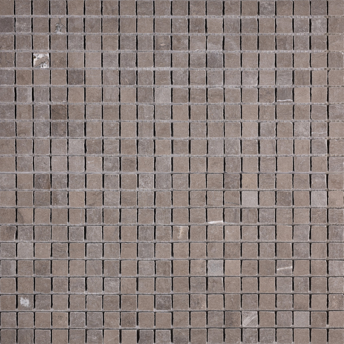 Grigio Foussana 1x1 Patina Marble Mosaic Tile