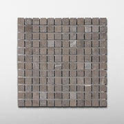 Grigio Foussana 1x1 Patina Marble Mosaic Tile