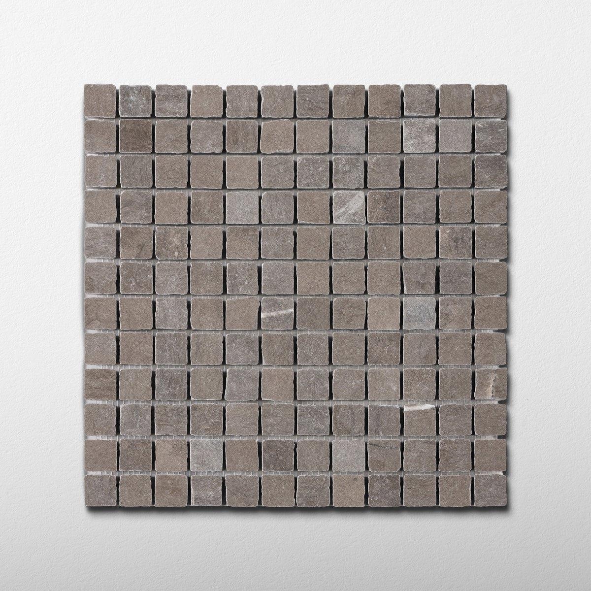 Grigio Foussana 1x1 Patina Marble Mosaic Tile