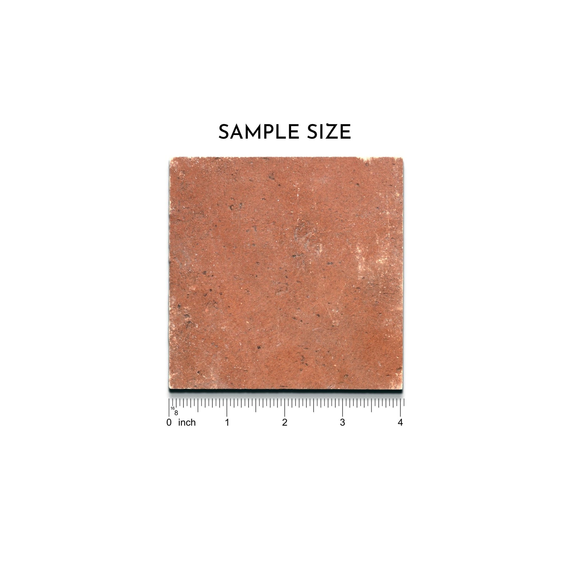 18x18 Square Red Terracotta Tile - Cemento Collection