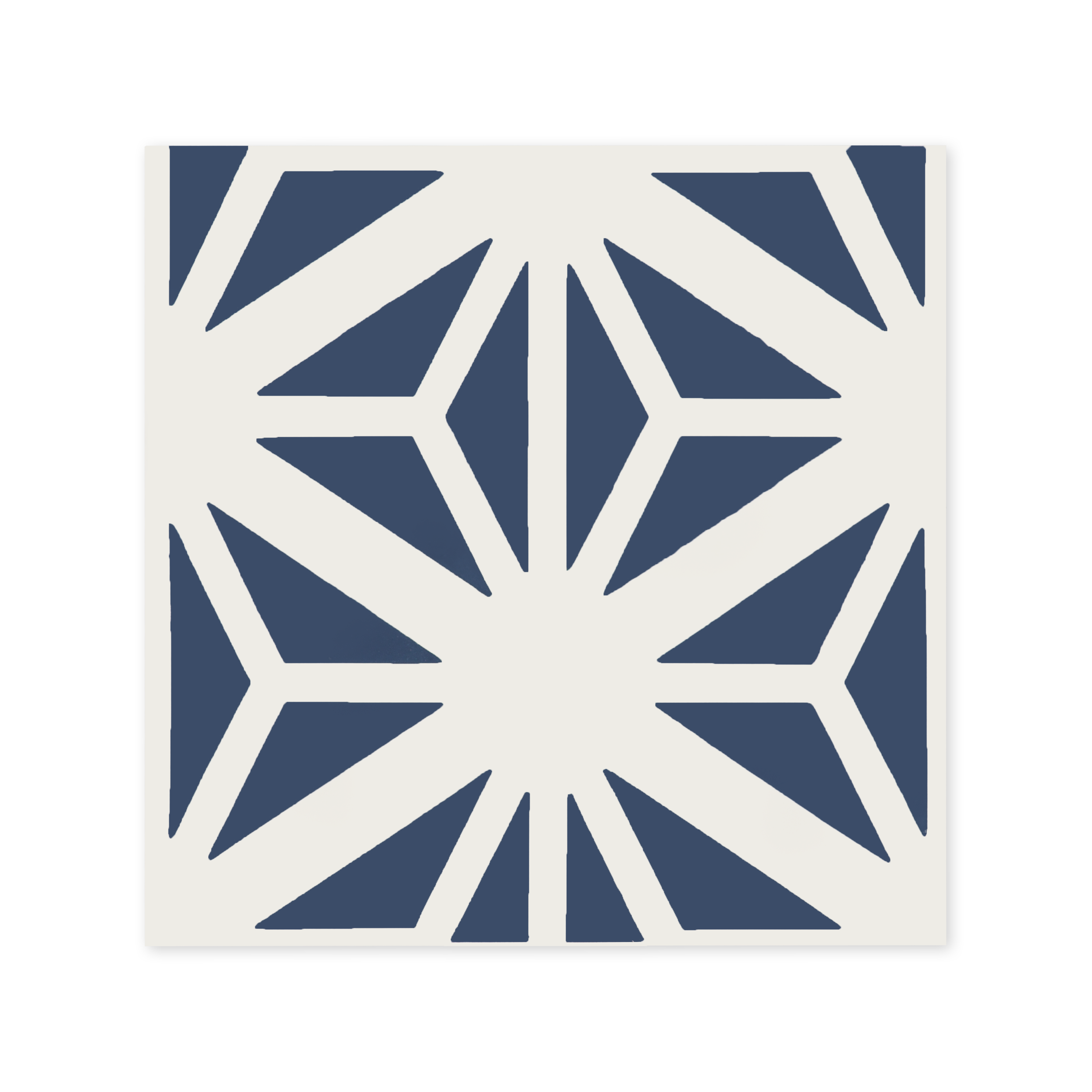 Estrella Dark Blue 8x8 Cement Tile