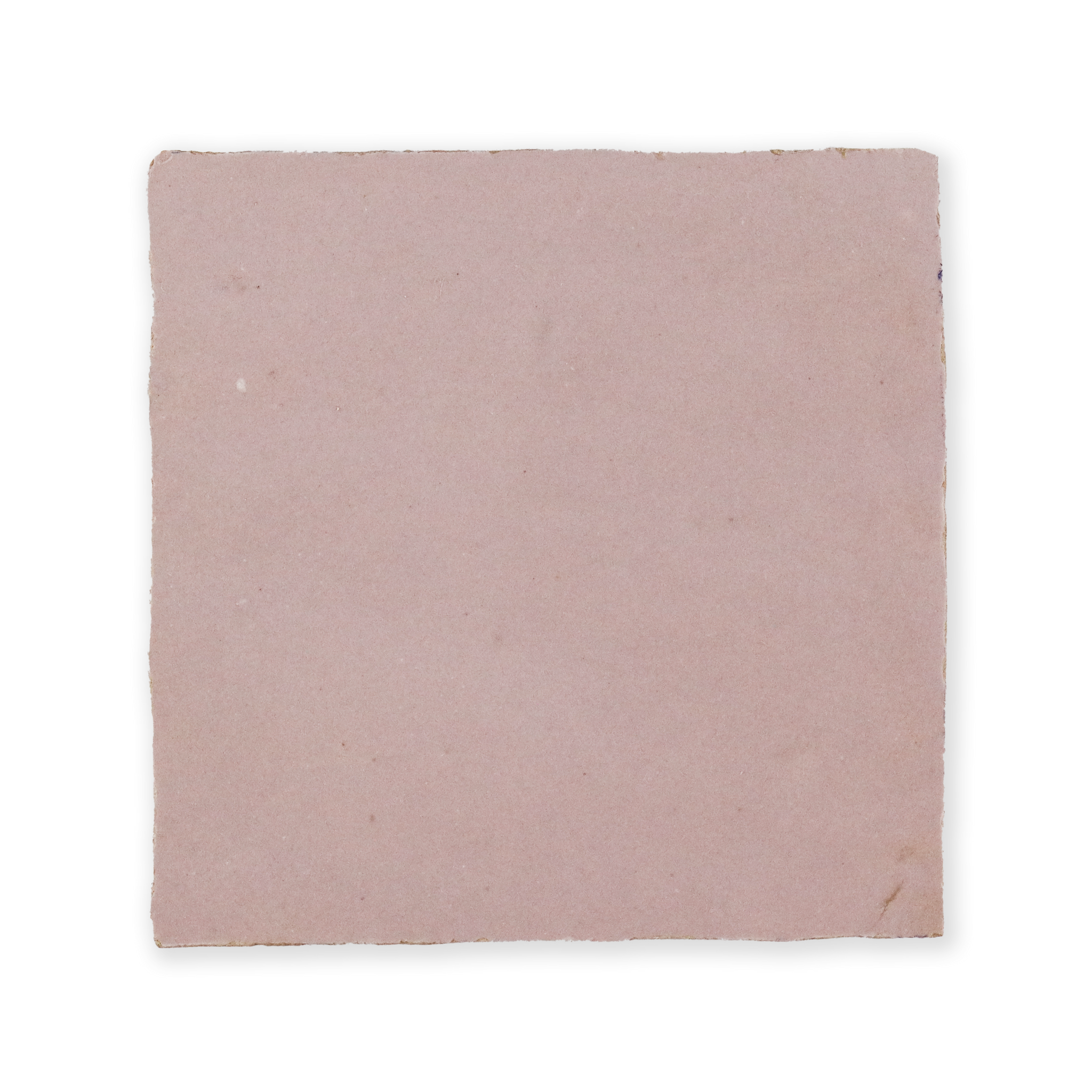 Handmade Moroccan Zellige 4x4 Powder Pink Terracotta Tile
