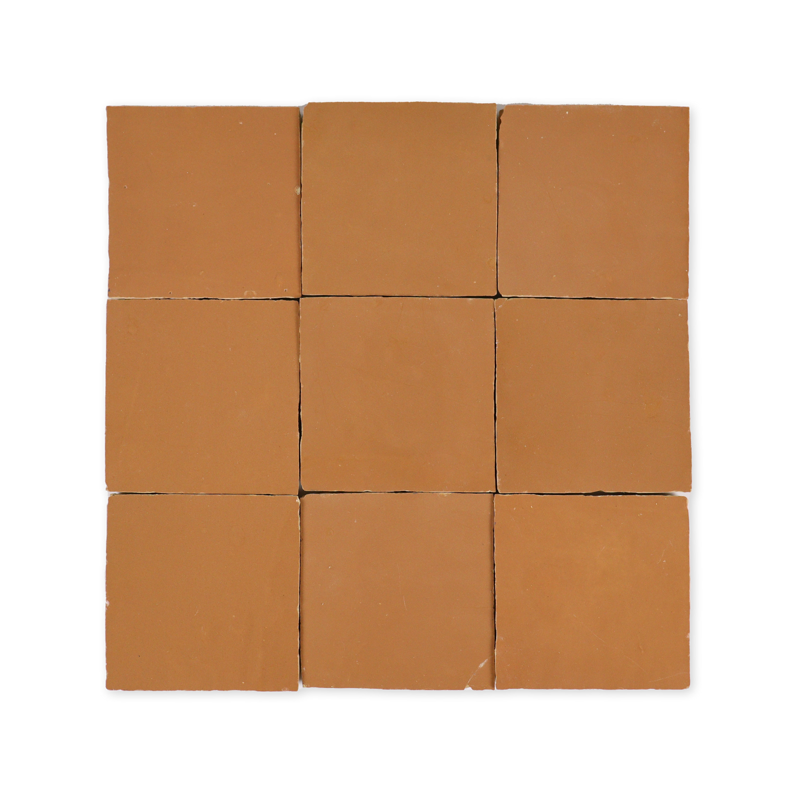 Handmade Moroccan Zellige 4x4 Pink Clay Terracotta Tile