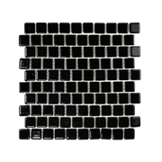 1x1 Black Pool Mosaic Tile - Cemento Collection
