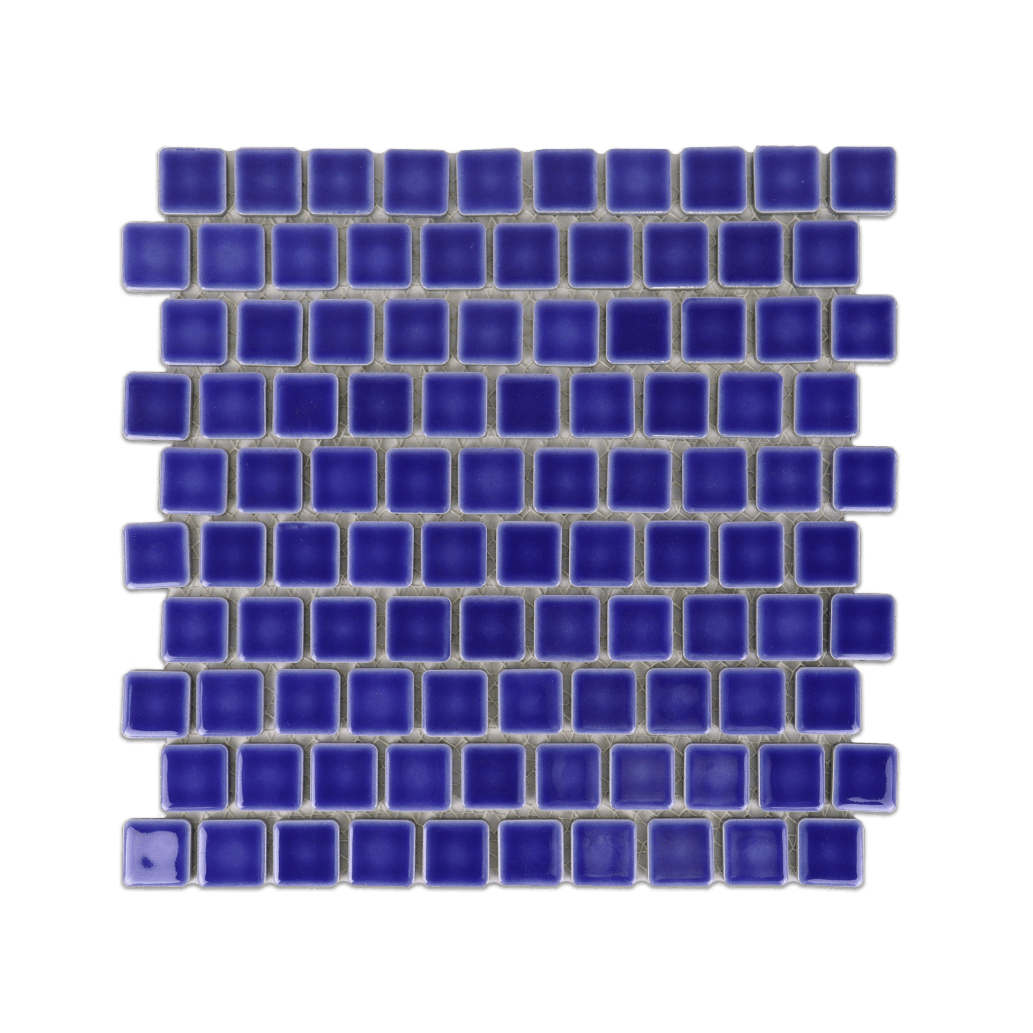 1x1 Electric Blue Pool Mosaic Tile - Cemento Collection