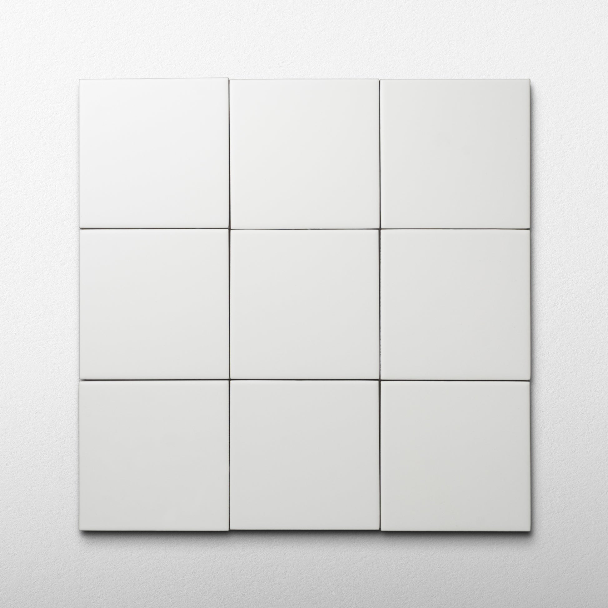 Chalk 4x4 Shell White Matte Porcelain Tile