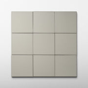 Chalk 4x4 Silver Fog Matte Porcelain Tile