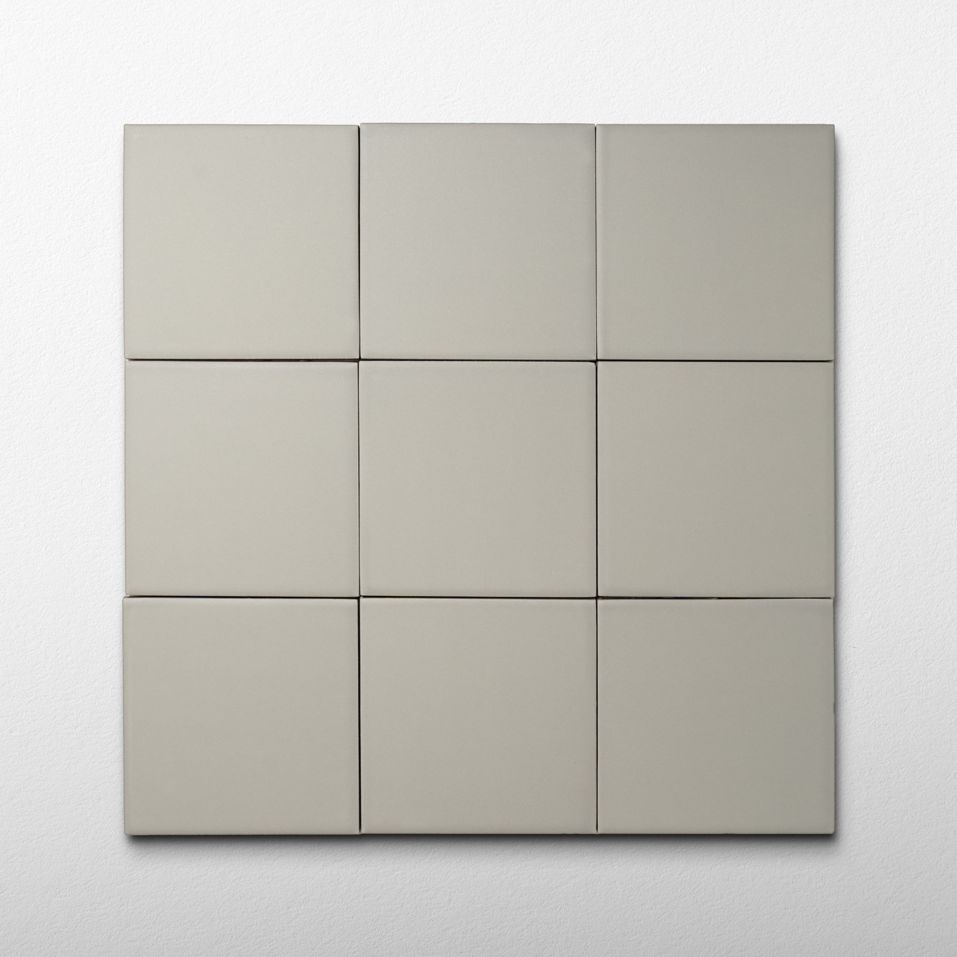 Chalk 4x4 Silver Fog Matte Porcelain Tile