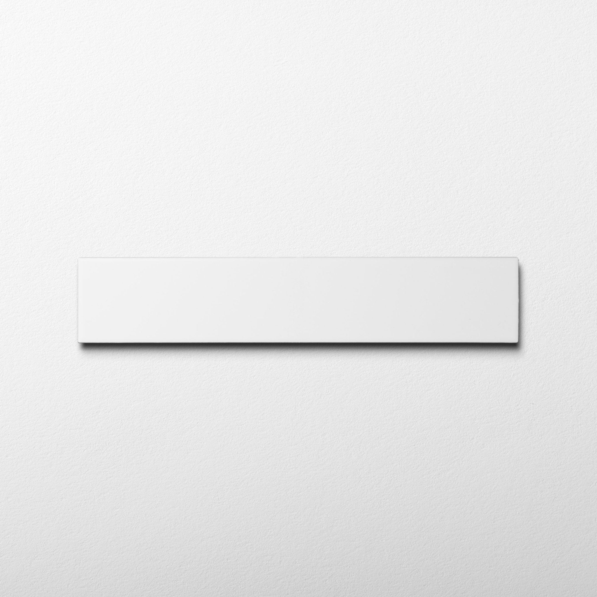 2x10 Snow White Matte Subway Tile - Cemento Collection