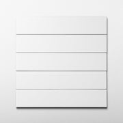 2x10 Snow White Matte Subway Tile - Cemento Collection