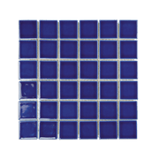2x2 Royal Blue Pool Mosaic Tile - Cemento Collection
