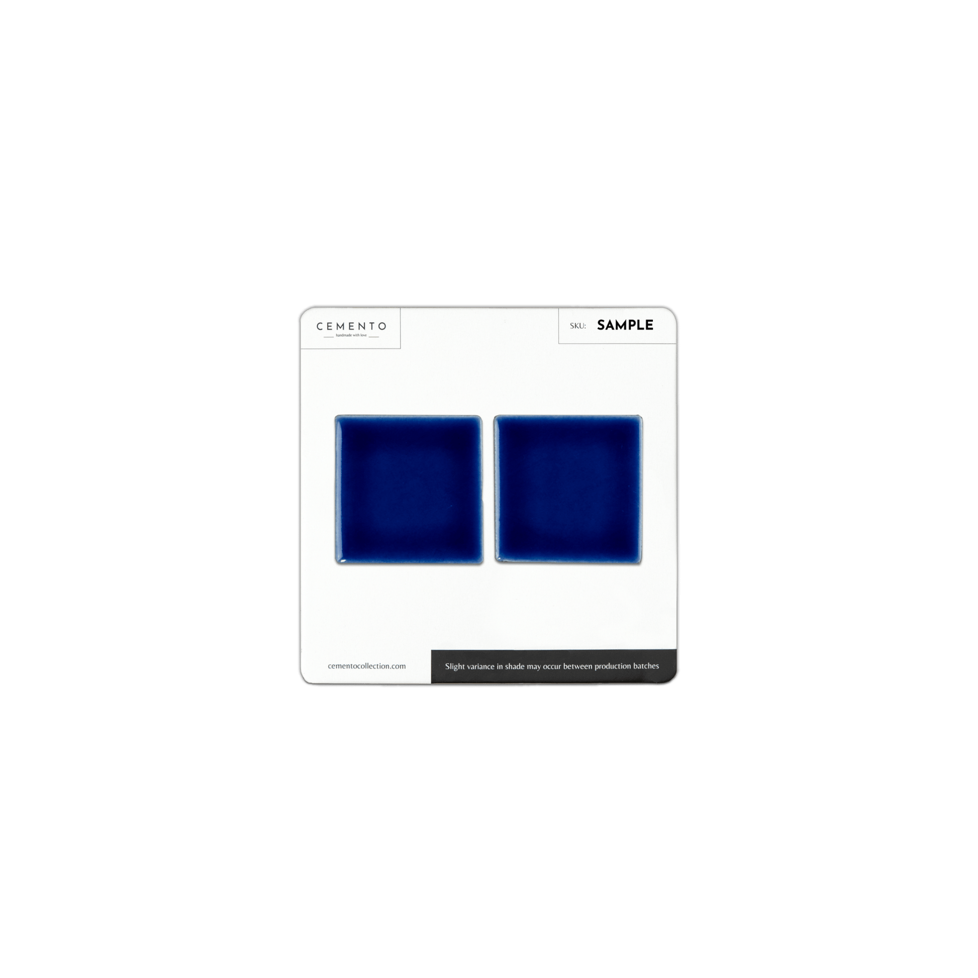2x2 Royal Blue Pool Mosaic Tile - Cemento Collection