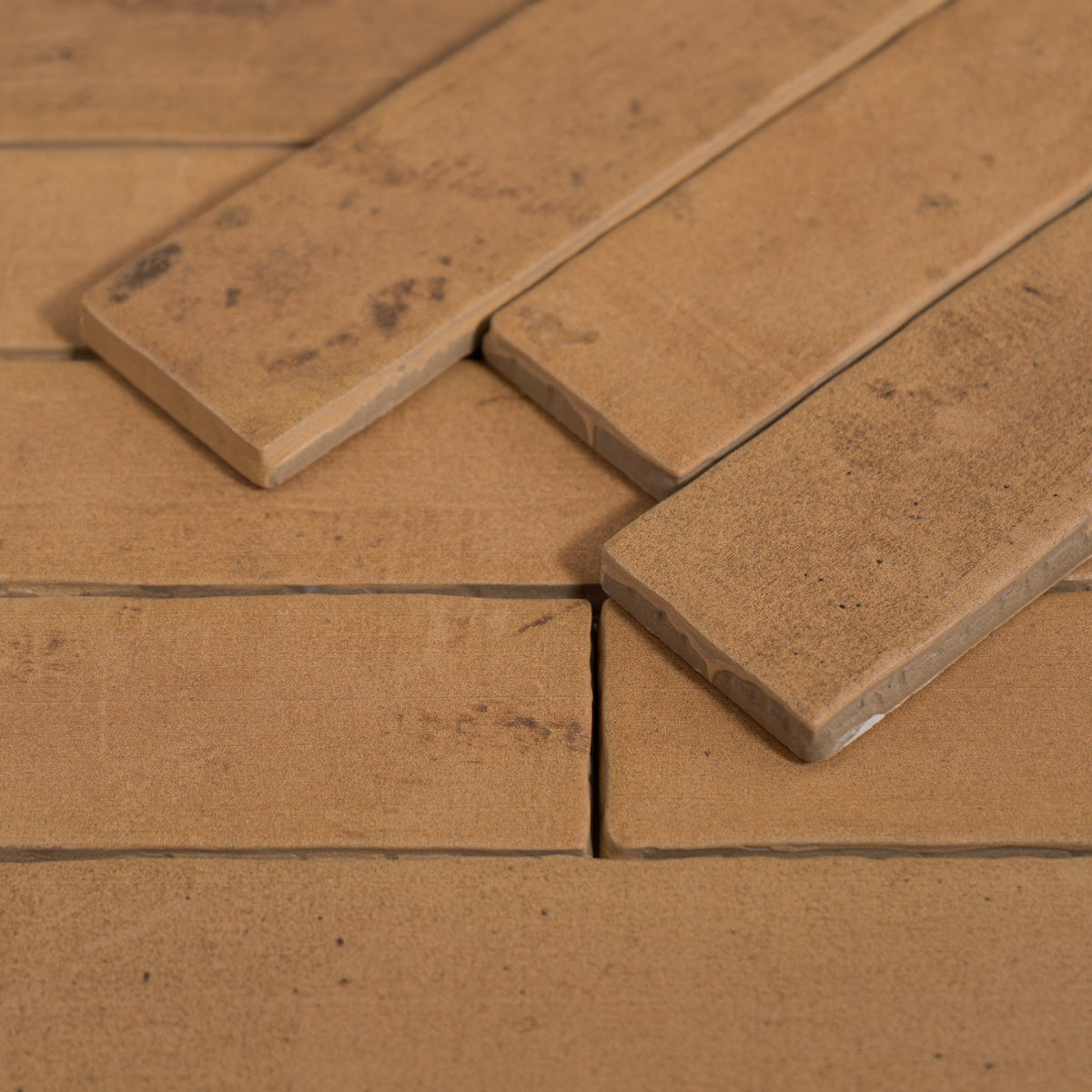 2x20 Cotto Dark Terracotta Look Porcelain - Cemento Collection