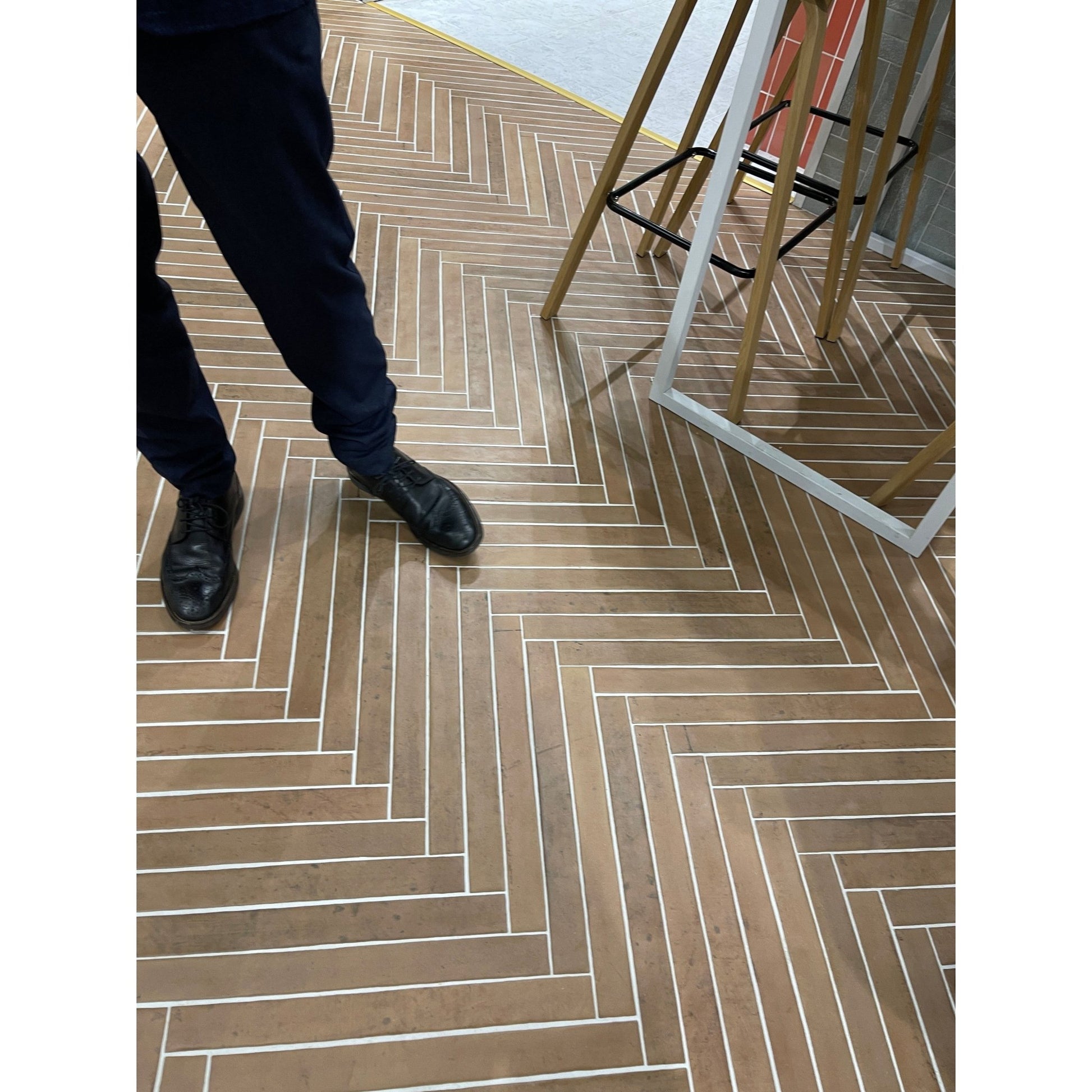 2x20 Cotto Dark. Terracotta Look Porcelain - Cemento Collection