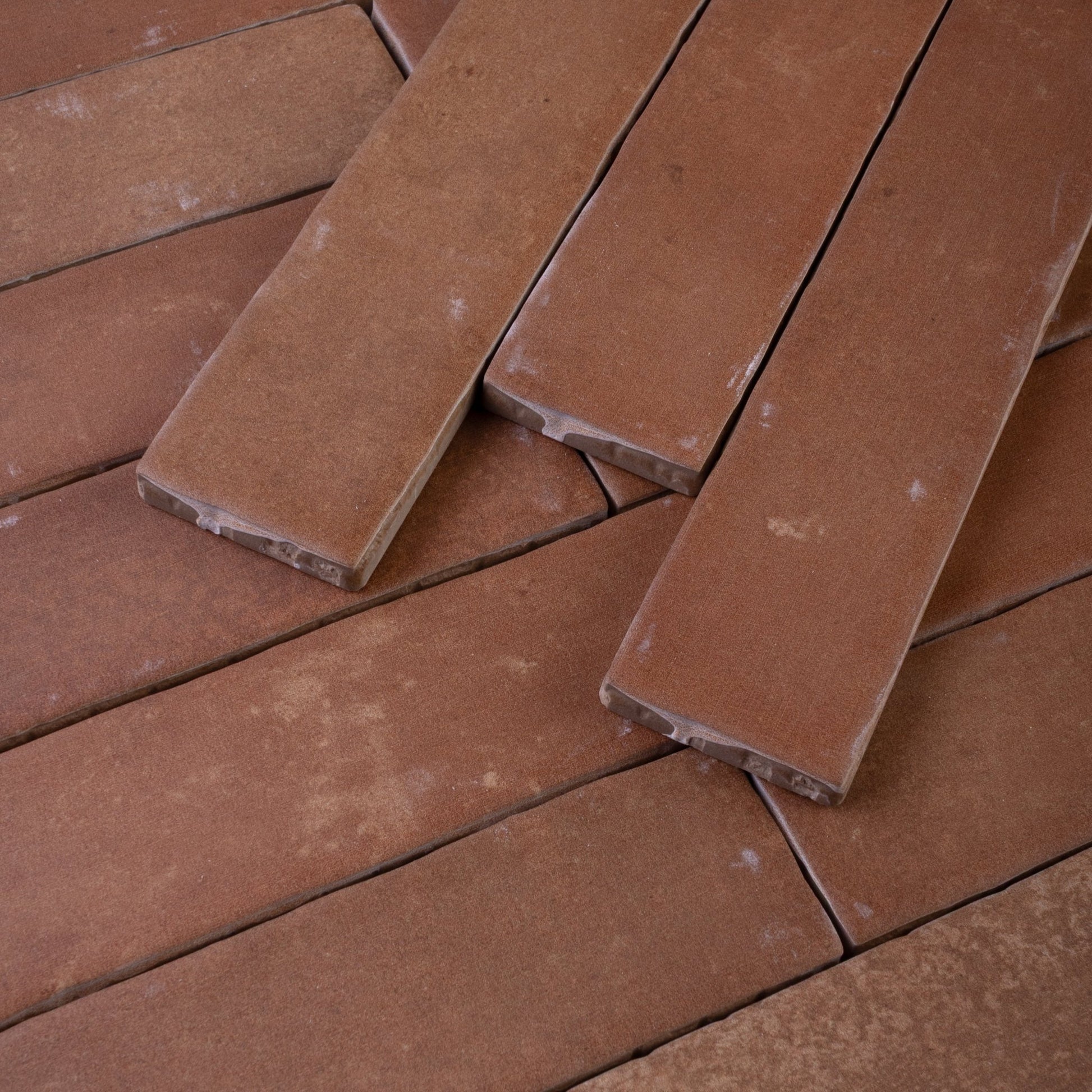 2x20 Cotto Espresso Terracotta Look Porcelain Tile - Cemento Collection