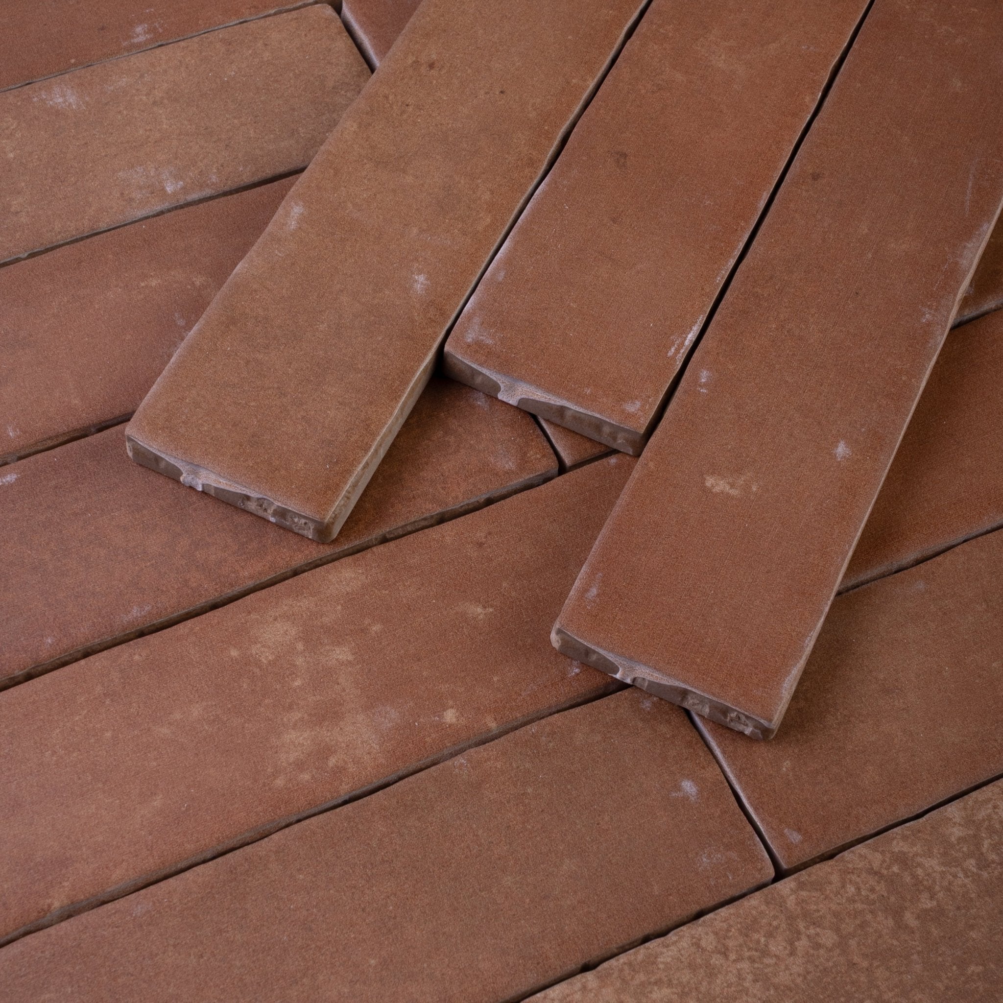 2x20 Cotto Espresso Terracotta Look Porcelain Tile - Cemento Collection