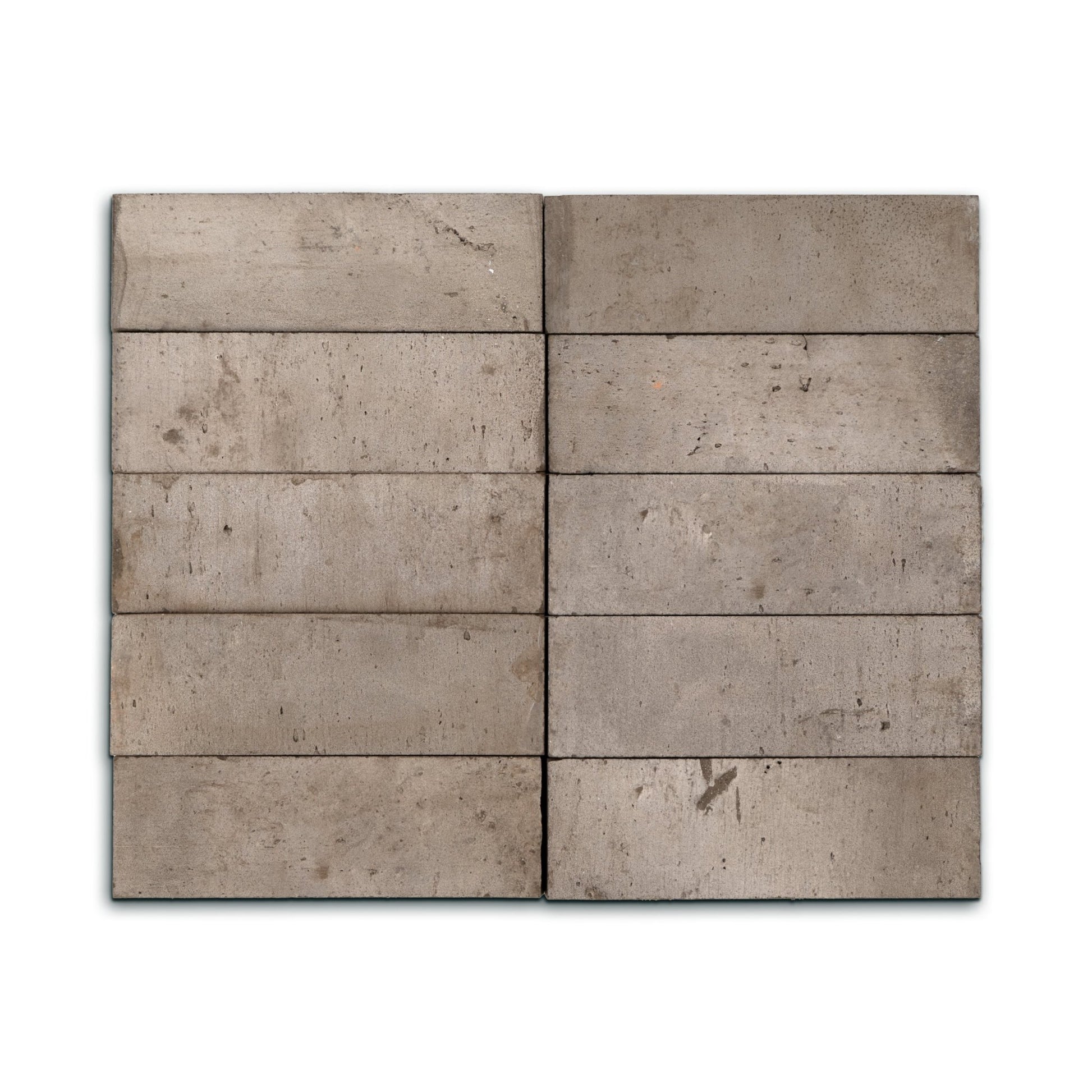2x6 Rectangle Brown Terracotta Tile - Cemento Collection